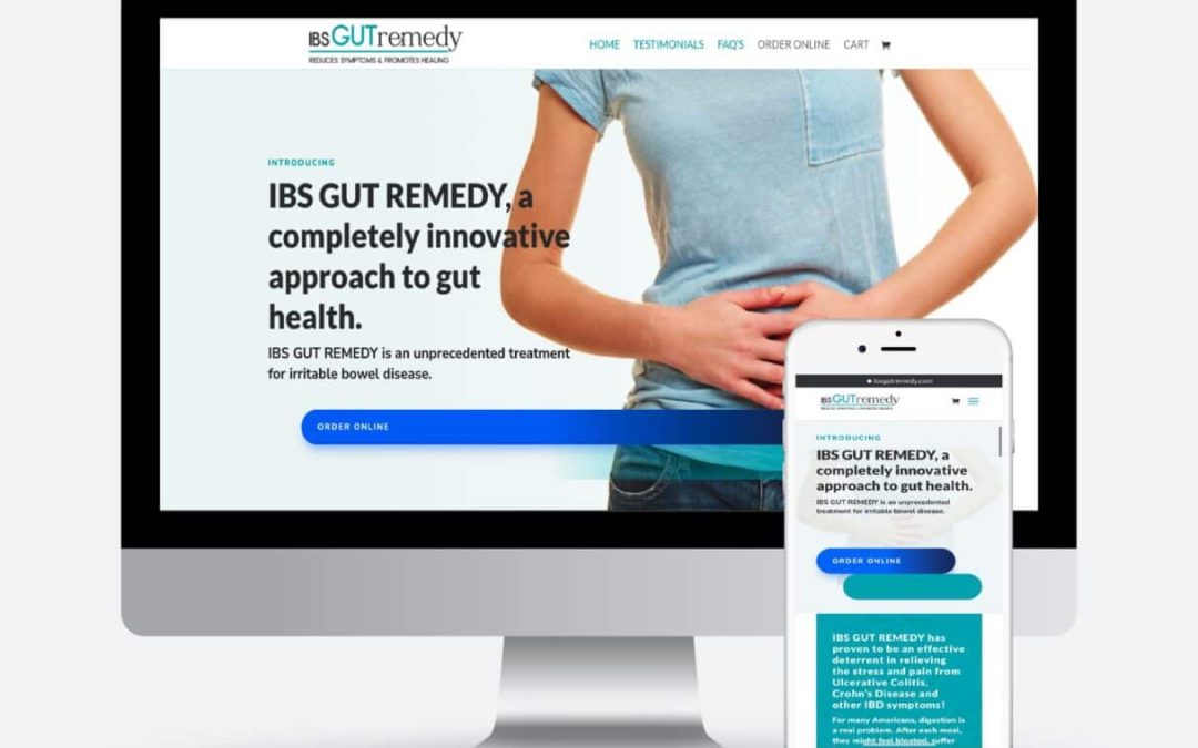 Website Design Project Spotlight – IBS Gut Remedy