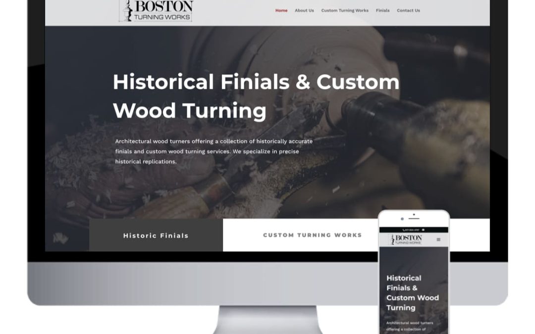 Website Design for Boston Turning Works | Tiverton, RI