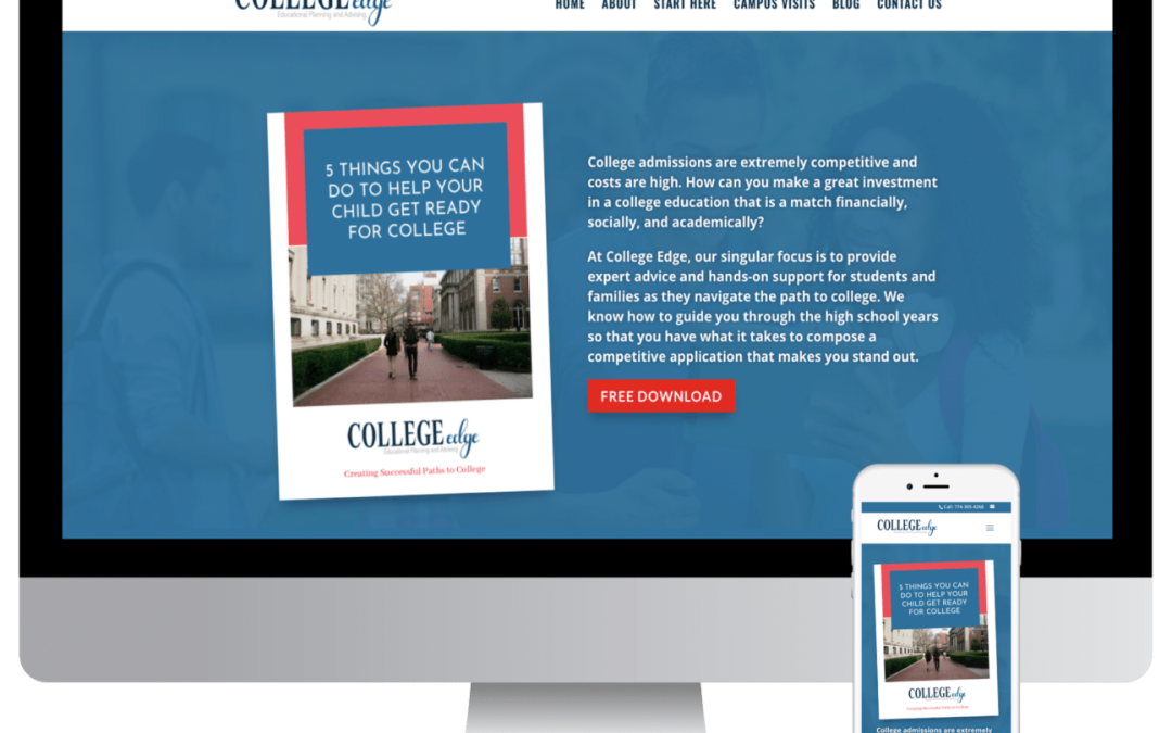 Website Design for College Edge | Dartmouth, MA