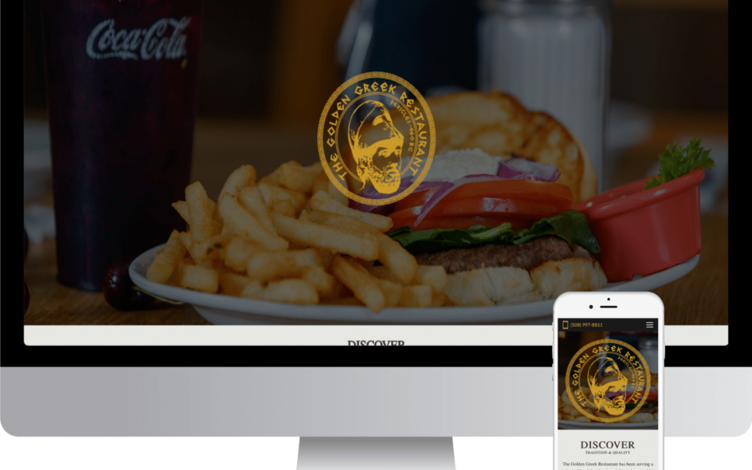 Website Design for The Golden Greek Restaurant | New Bedford, MA