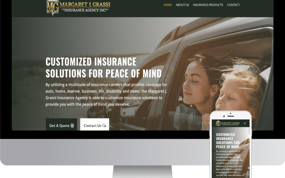 Website Design for Margret J. Grassi Insurance Agency INC | West Wareham, MA