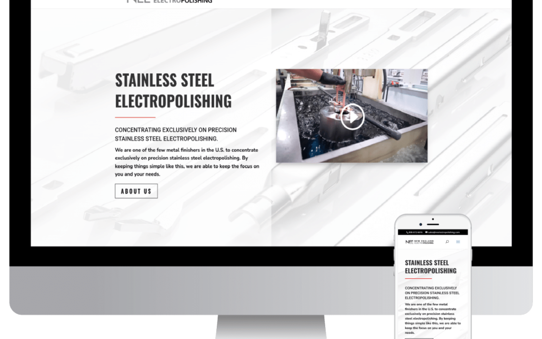 Website Design for New England Electropolishing | Fall River, MA