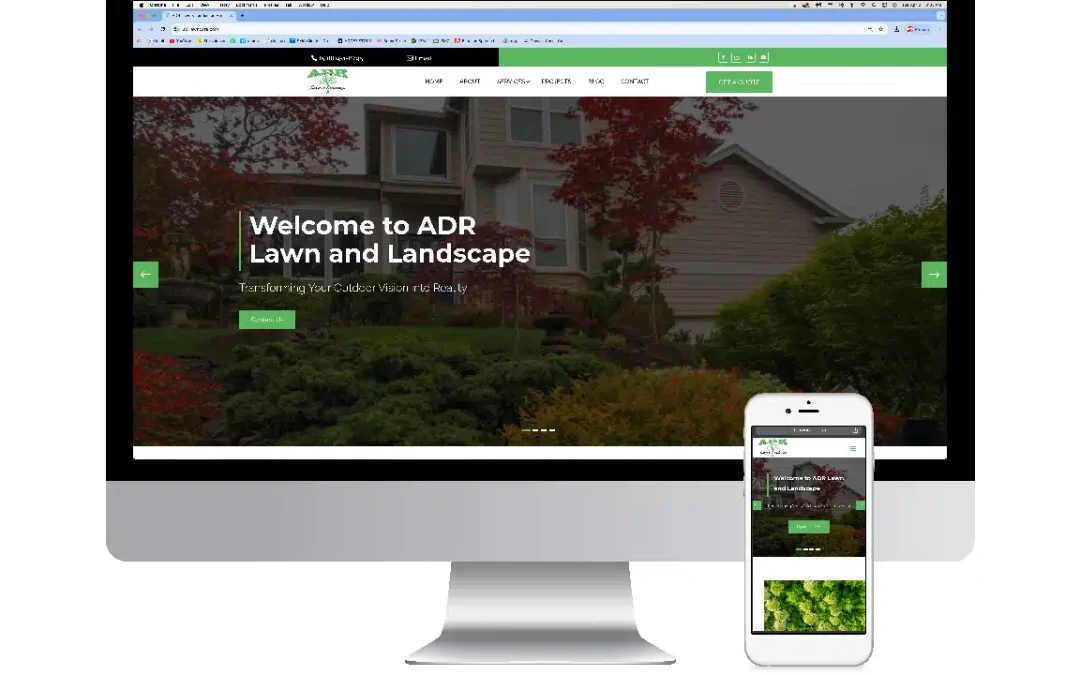 ADR Lawn Care Web Design