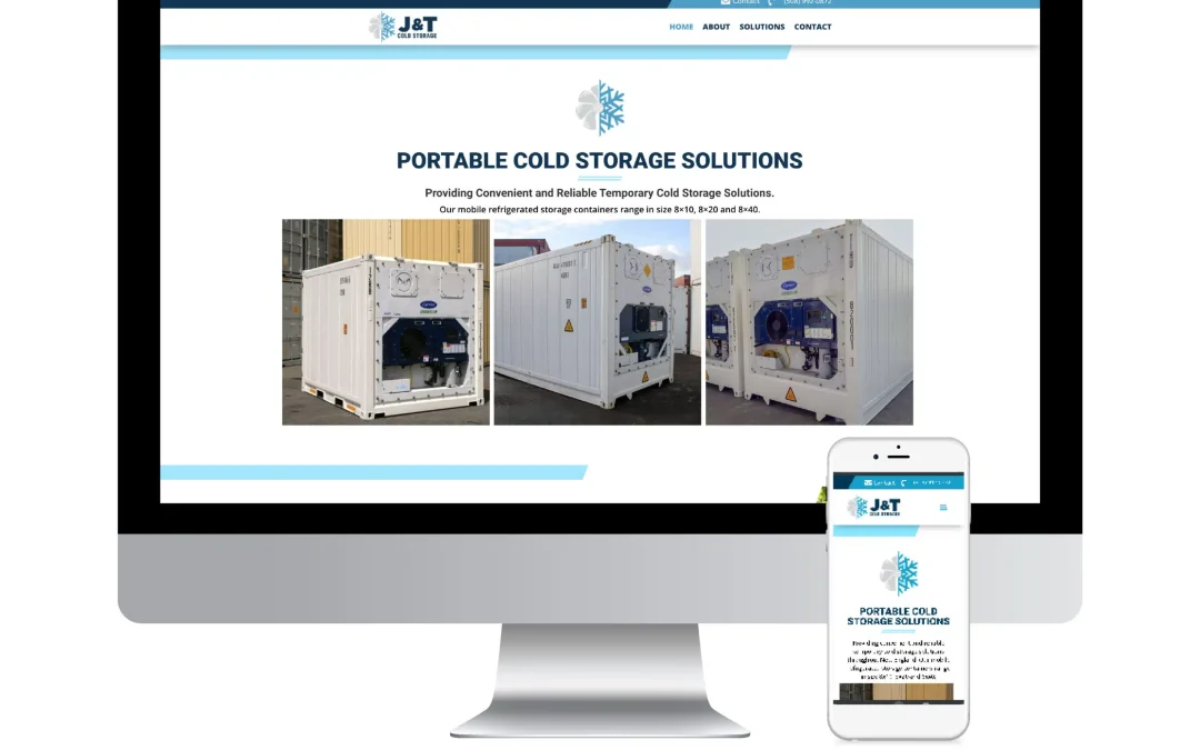 J & T Cold Storage Web Design