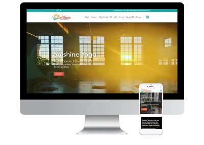 Solshine Yoga Web Design