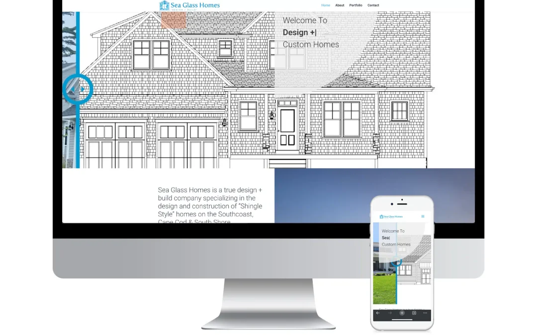 Sea Glass Homes Web Design