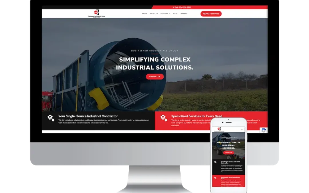Engineered Industrials Group Web Design