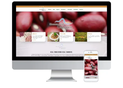 Mountain High Organics Web Design
