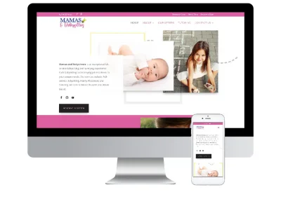 Mamas and Babysitters Web Design