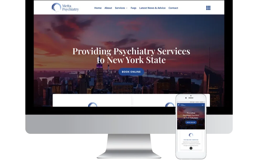Metta Psychiatry Web Design
