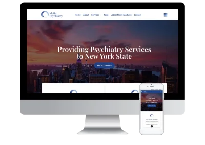 Metta Psychiatry Web Design