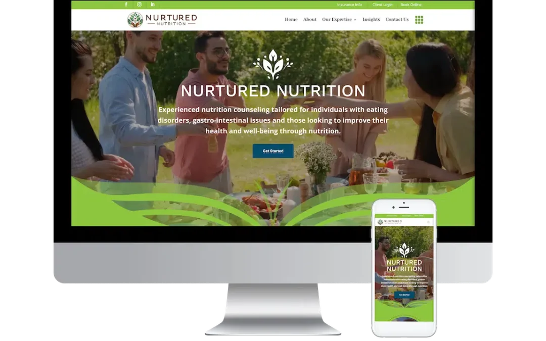 Nurtured Nutrition Web Design
