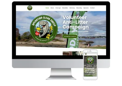 Operation Clean Sweep Web Design