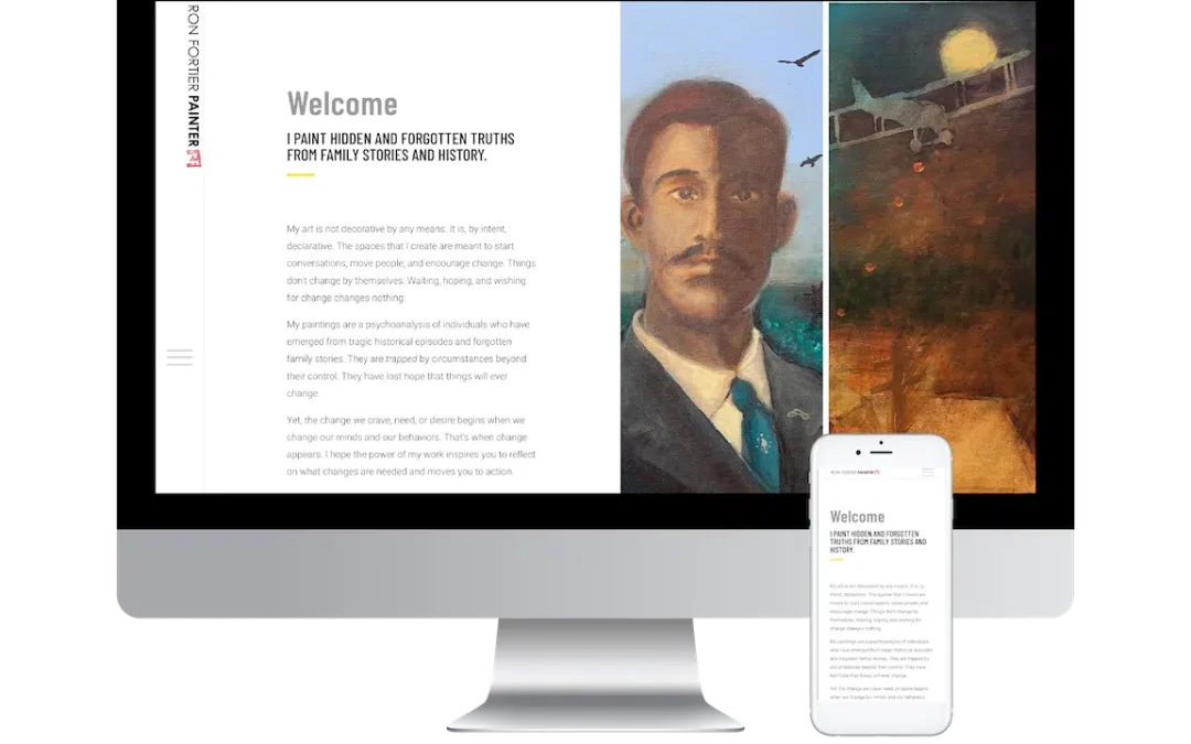 Ron Fortier Painter Web Design