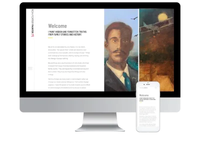 Ron Fortier Painter Web Design