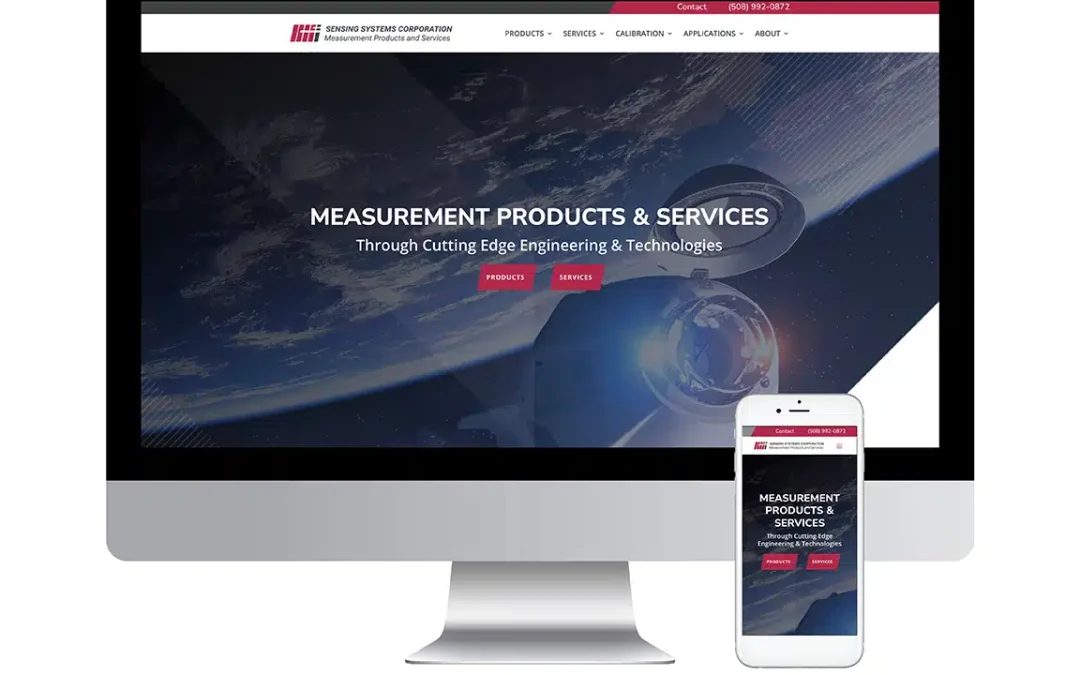 Sensing Systems Corp. Web Design