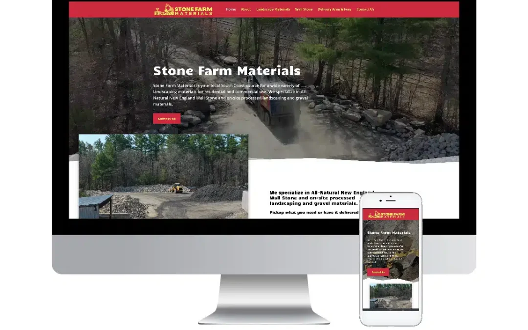 Stone Farm Materials Web Design