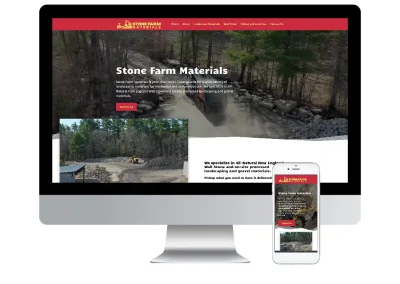 Stone Farm Materials Web Design