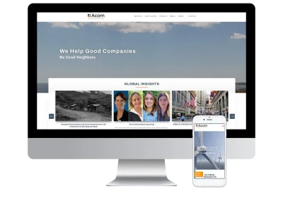 Acorn International Web Design