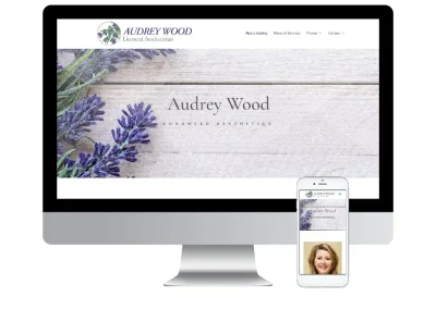 Audrey Wood Aesthetician Web Design