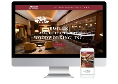 Butler Architectural Woodworking Web Design