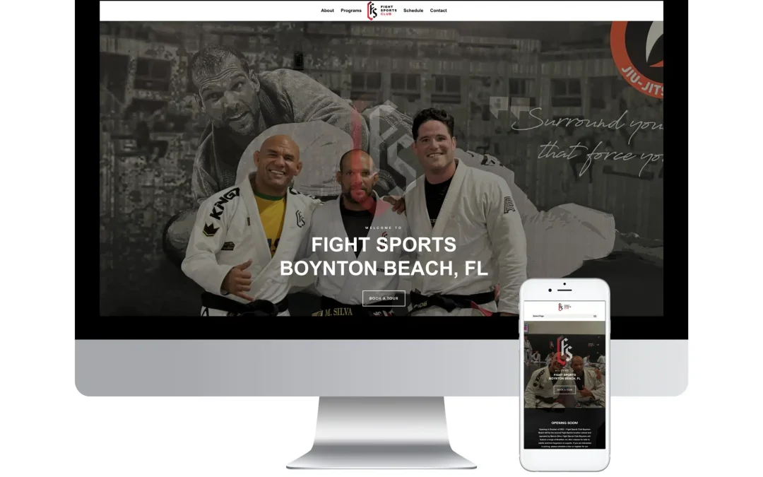 Fight Sports Web Design