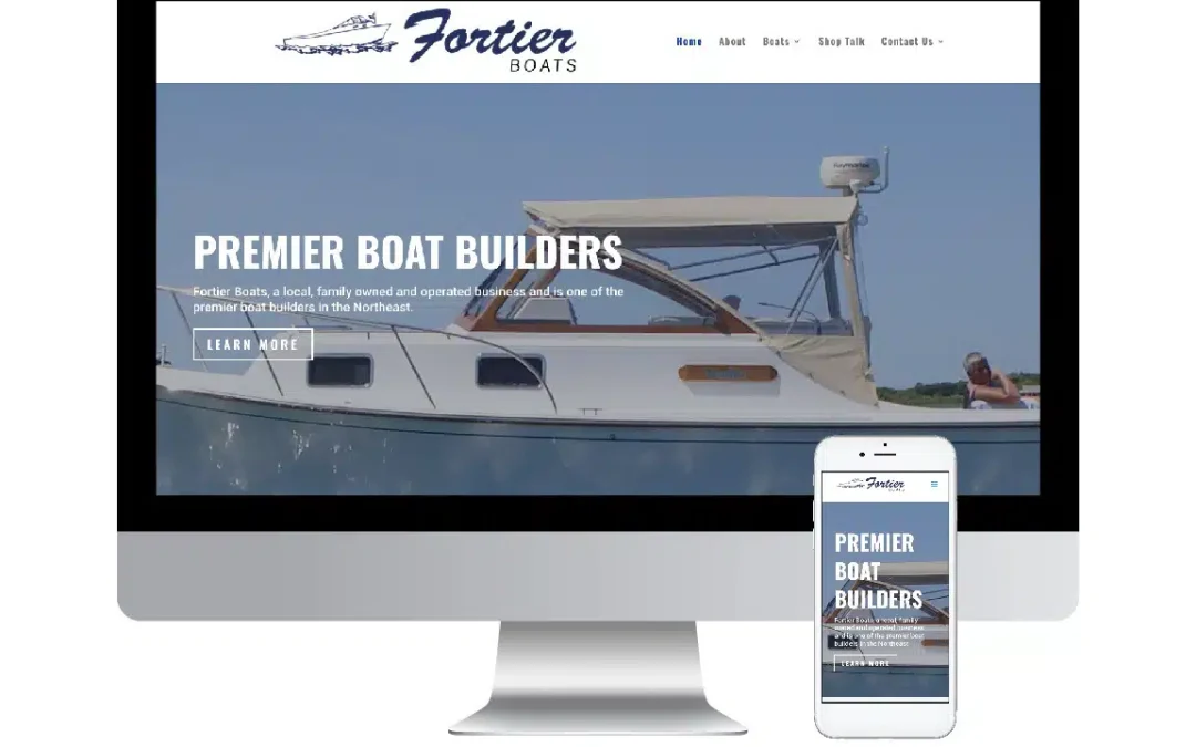 Fortier Boats Web Design