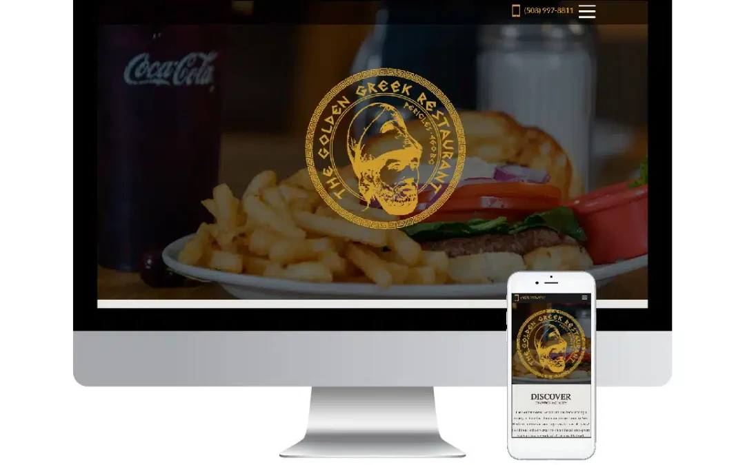 Golden Greek Restaurant Web Design