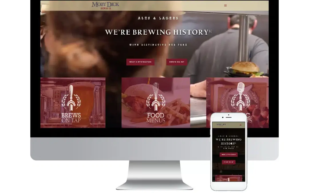 Moby Dick Brewing Co. Web Design
