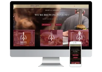 Moby Dick Brewing Co. Web Design