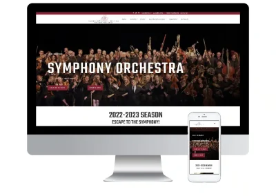 New Bedford Symphony Orchestra Web Design