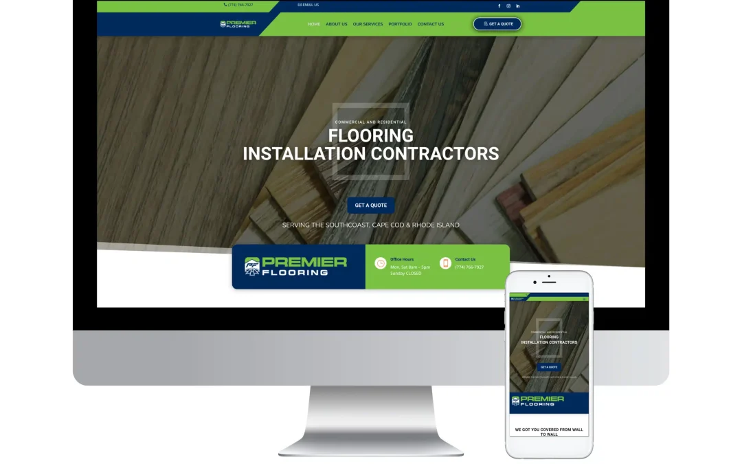 Premier Flooring Web Design