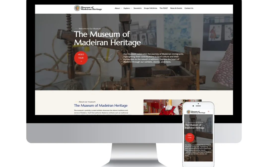 Museum of Madeiran Heritage Web Design